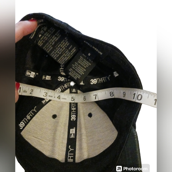 Harley-Davidson 39 Thirty New Era cap.  Mens. Size: Small/Medium.  Black & Gray - Picture 7 of 10